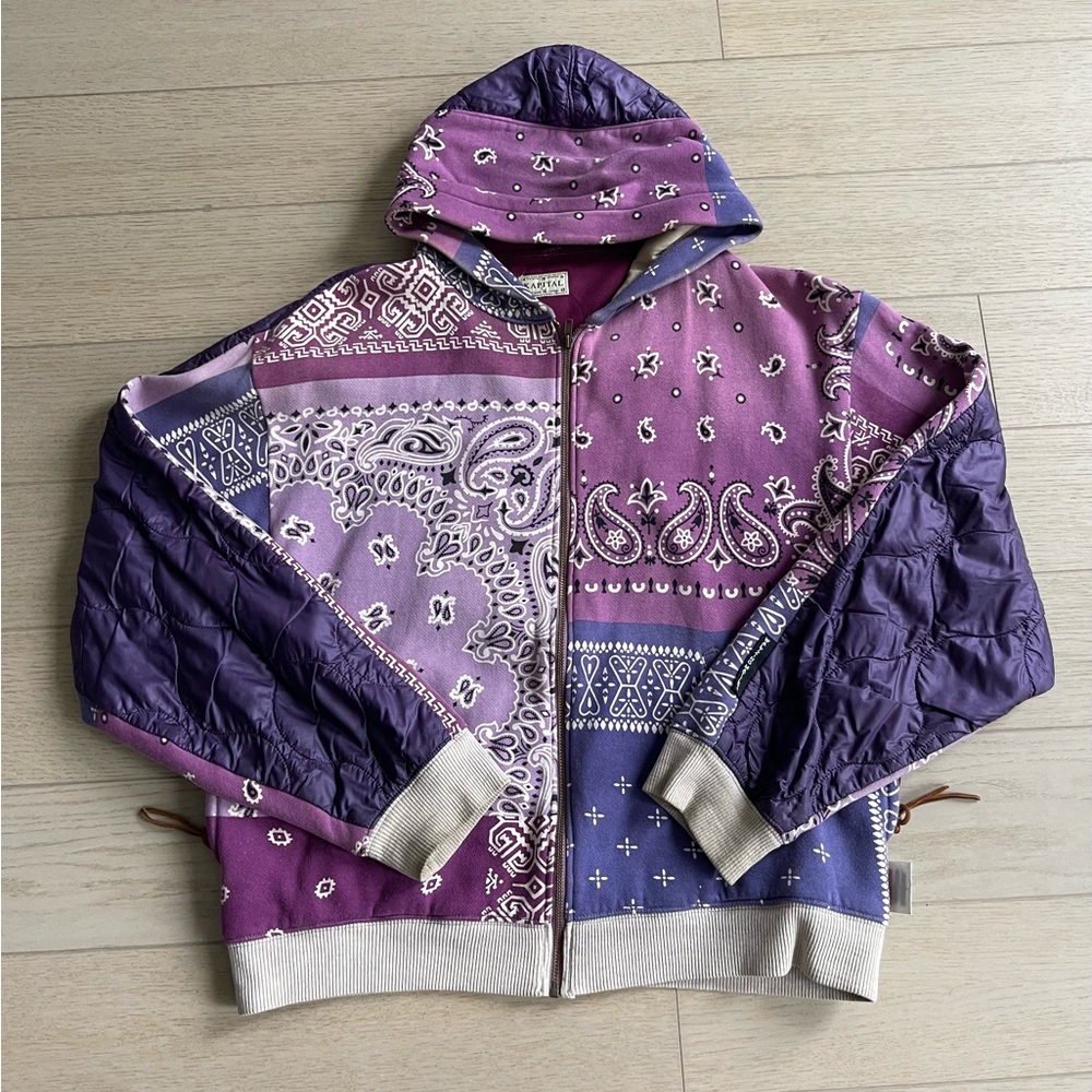 Kapital Paisley Full Zip Hoodie